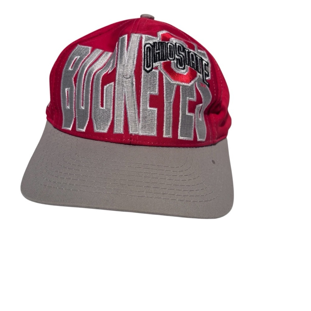 Vintage Ohio State Buckeyes Hat 90s Snapback Cap Logo 7
